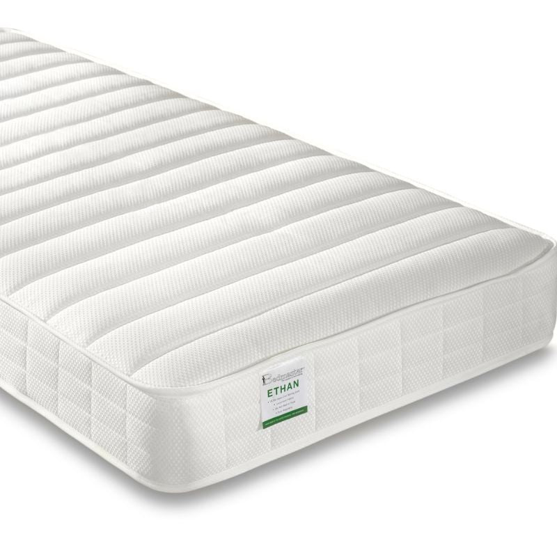 Bedmaster Ethan Quilted Low Profile 3ft Mattress – Firm Orthopaedic Support
