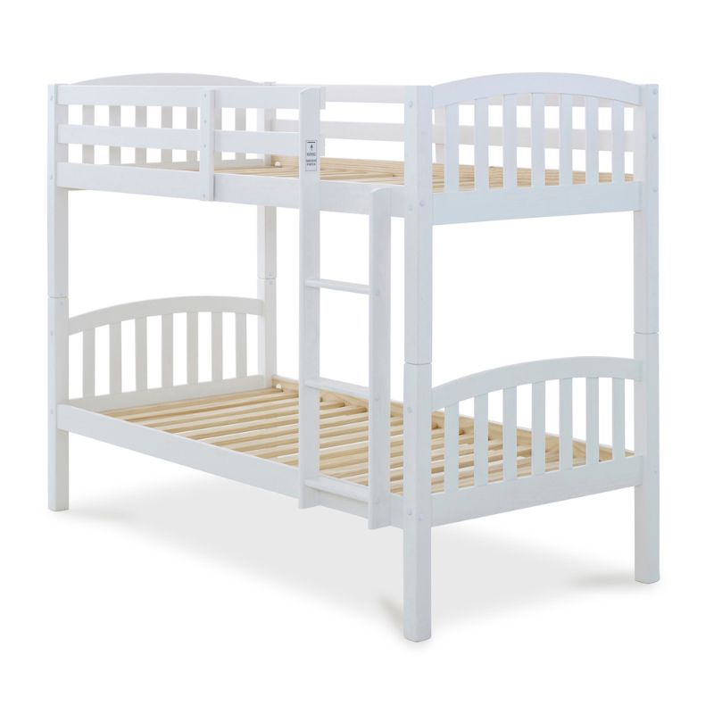 Bedmaster Mya White Wooden Bunk Bed – Stylish and Space-Saving