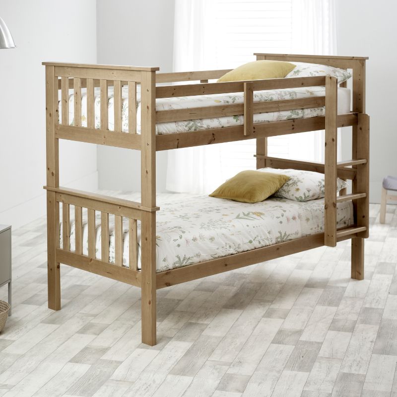 Bedmaster Carra Pine Bunk Bed – Solid Pine, Space-Saving Design