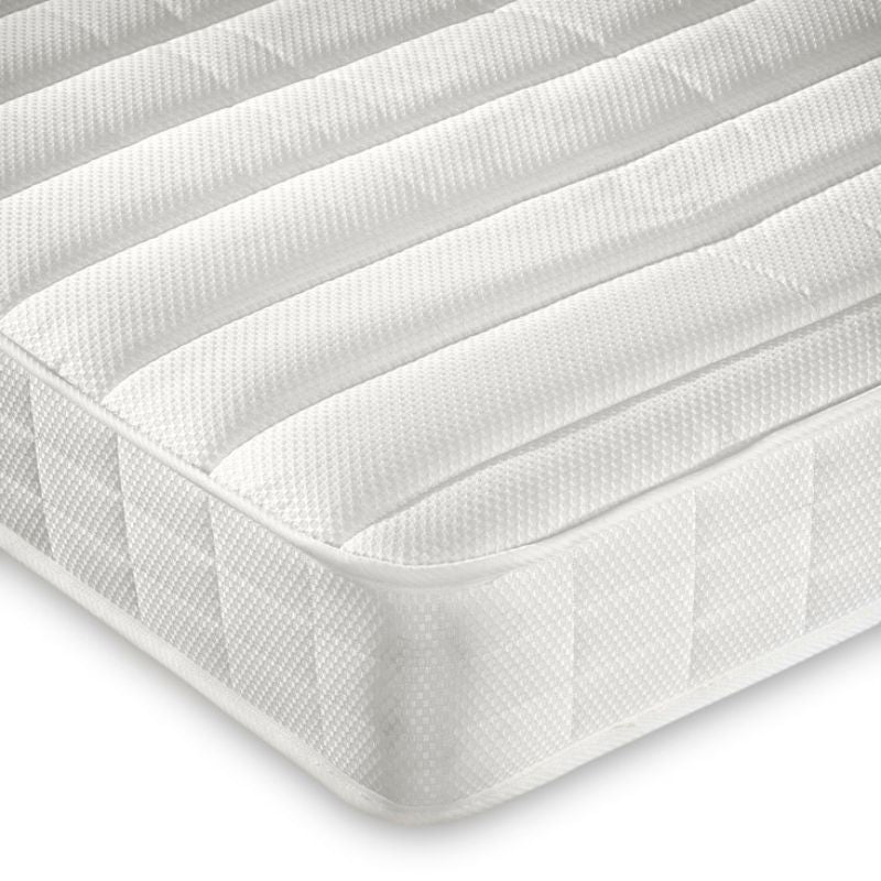 Bedmaster Ethan Quilted Low Profile 4ft Mattress – Firm Orthopaedic Support