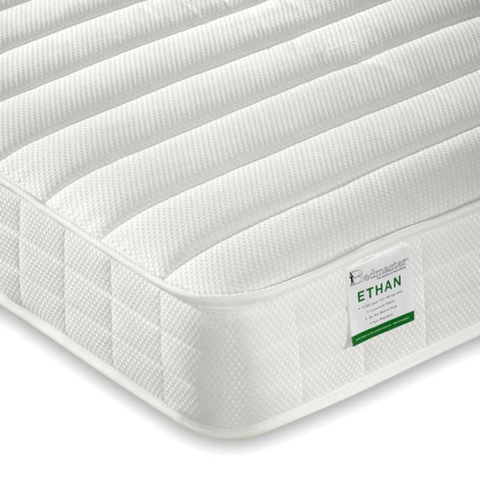 Bedmaster Ethan Quilted Low Profile 3ft Mattress – Firm Orthopaedic Support
