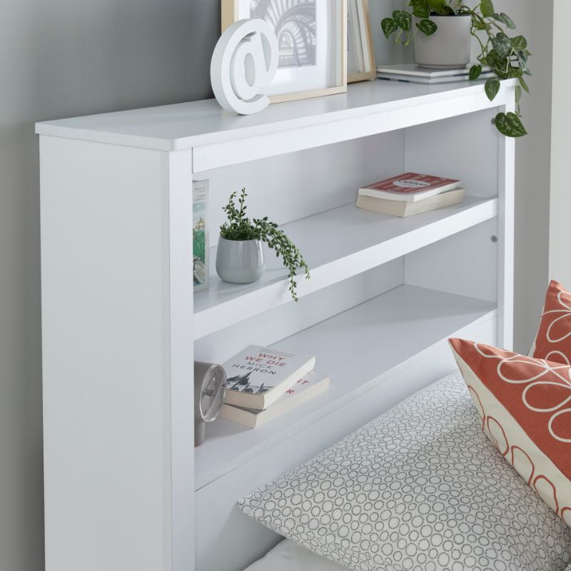 Bedmaster Enzo White Wooden 3 Drawer Storage Bed – Stylish & Space-Saving Single Bed