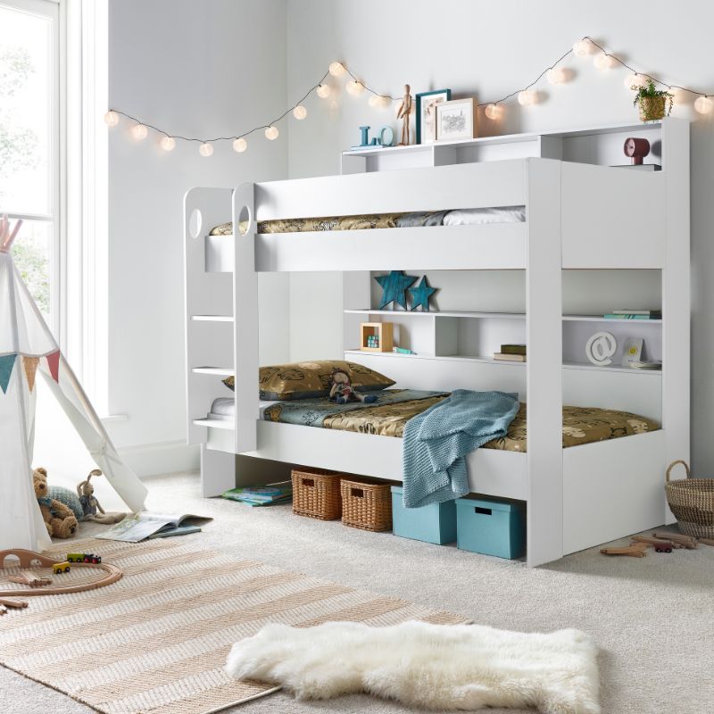 Bedmaster Oliver White Bunk Bed – Space-Saving Kids Bed