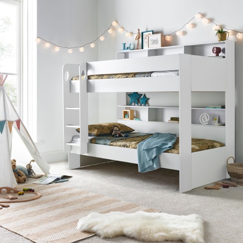 Bedmaster Oliver White Bunk Bed – Space-Saving Kids Bed