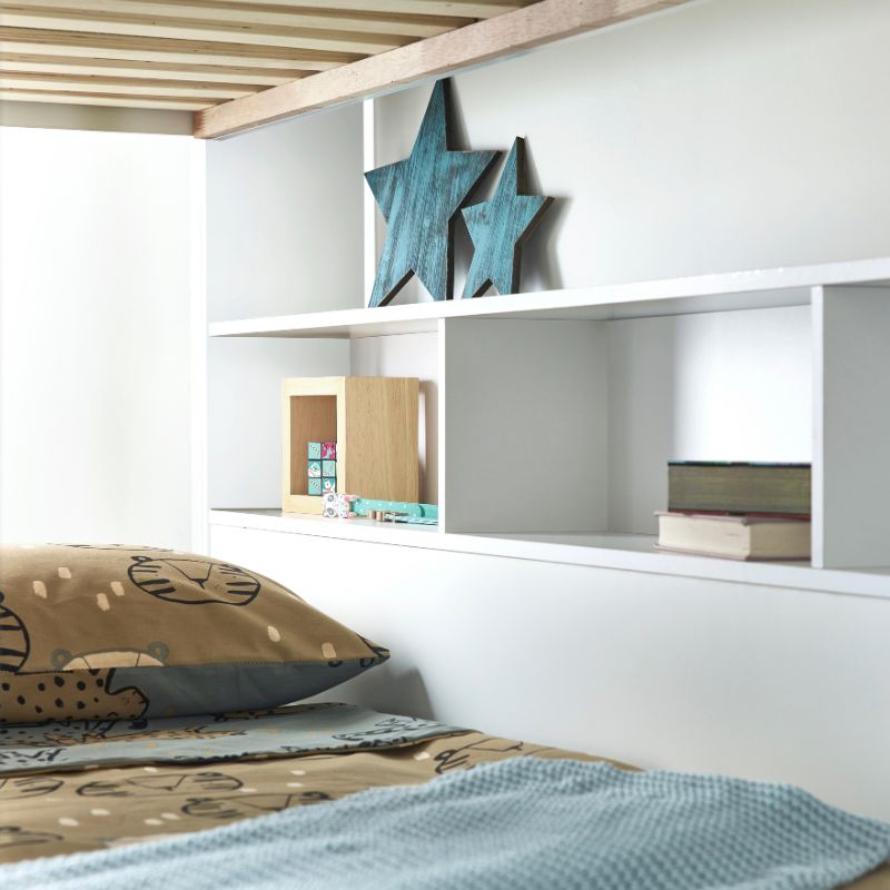 Bedmaster Oliver White Bunk Bed – Space-Saving Kids Bed