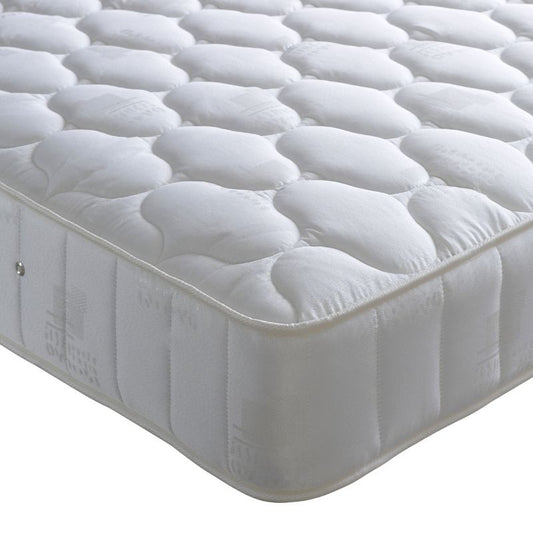 Bedmaster Pinerest 4ft Quilted Sprung Mattress – Supportive Single Mattress for Everyday Comfort