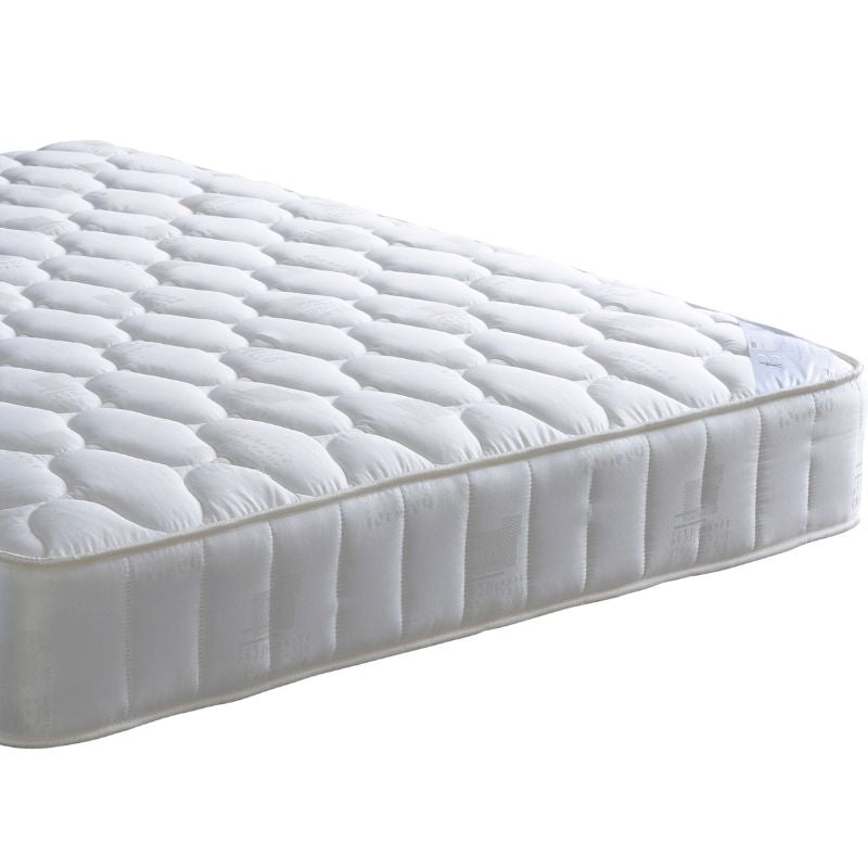 Bedmaster Pinerest 3ft Quilted Sprung Mattress – Supportive Single Mattress for Everyday Comfort