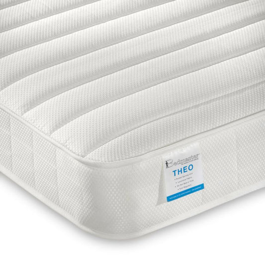 Bedmaster Theo Pocket Sprung Low Profile 4ft Mattress – Compact Comfort & Support
