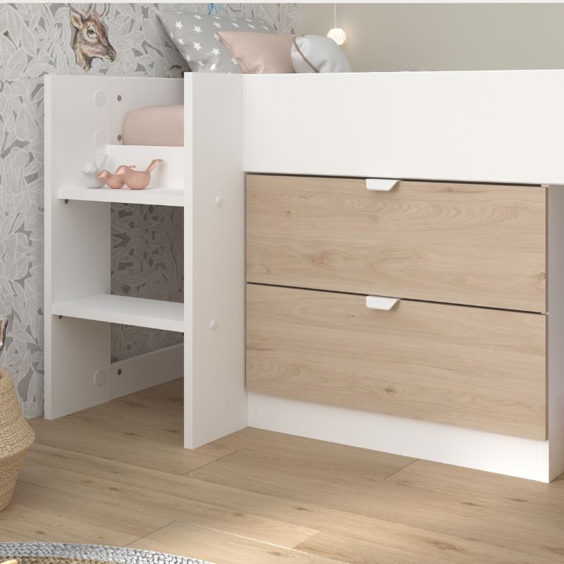 Parisot Tobo Mid Sleeper Bed with Slide – Fun & Functional Kids Bed